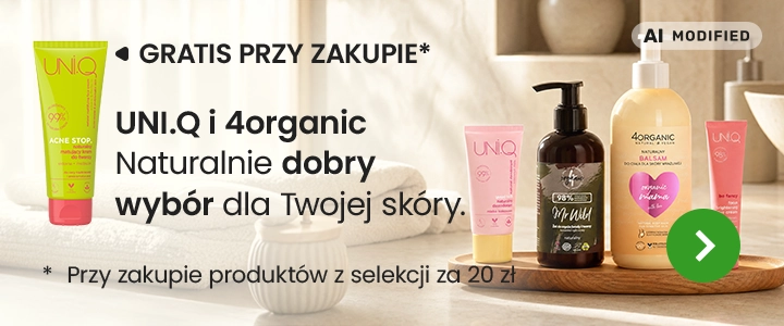 UNI.Q i 4organic - Gratis przy zakupie produktów z selekcji za 20zł