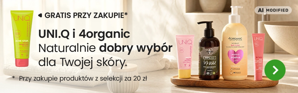 UNI.Q i 4organic - Gratis przy zakupie produktów z selekcji za 20zł
