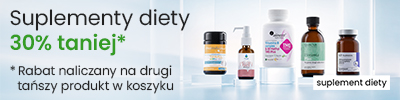 Suplementy diety 30% taniej