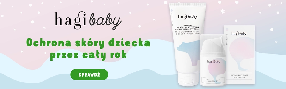 Hagi Baby - ochrona skóy dziecka przez cały rok