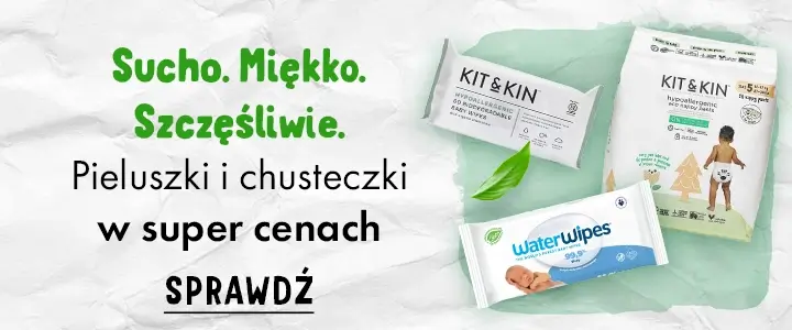 Sucho. Miękko. Szczęśliwie - Pieluszki i chusteczki w super cenach
