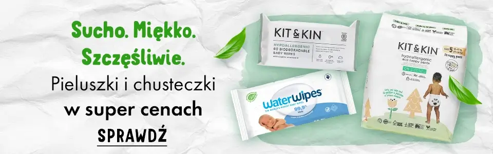Sucho. Miękko. Szczęśliwie - Pieluszki i chusteczki w super cenach