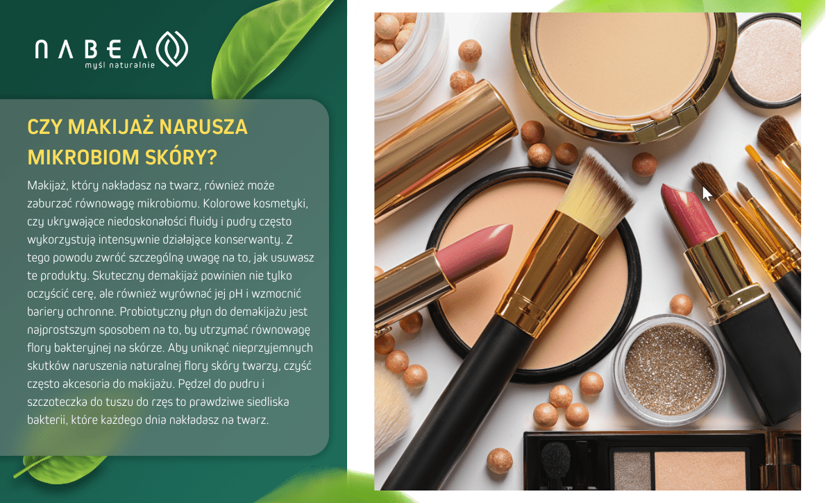 Jak makijaż wpływa na mikrobiom skóry?