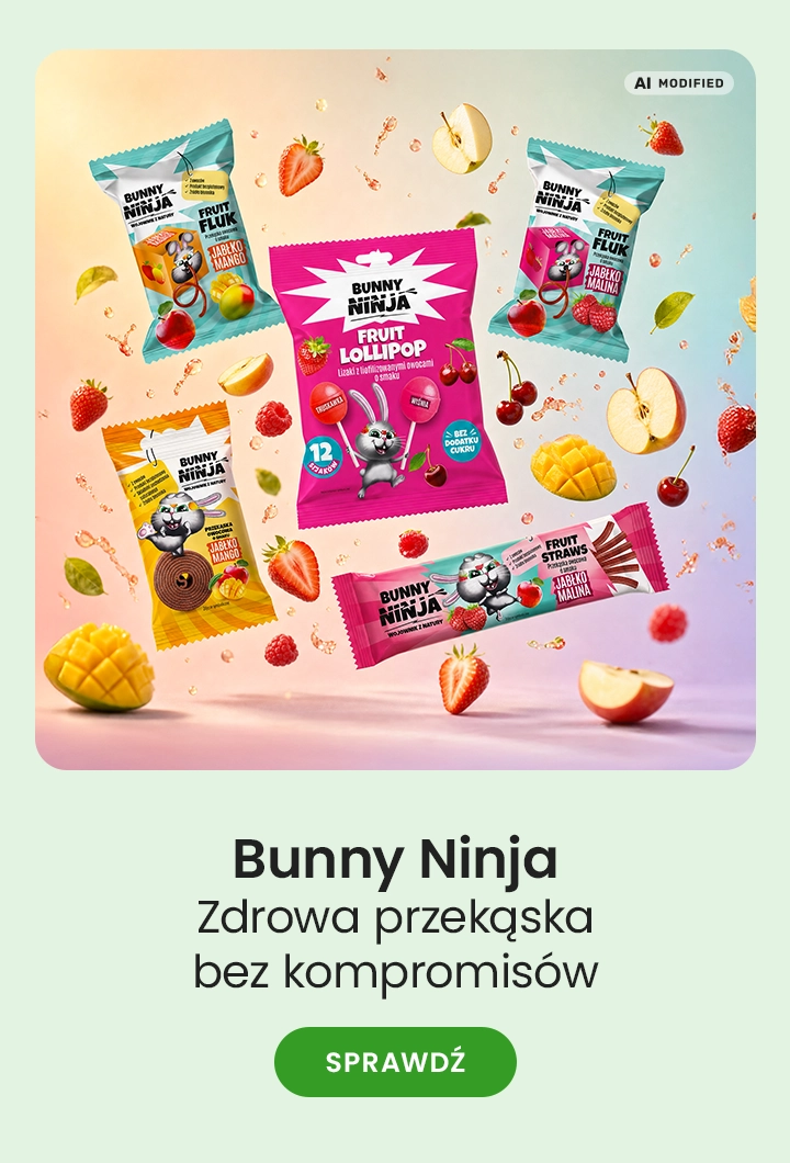 Bunny Ninja – Zdrowa przekąska bez kompromisów