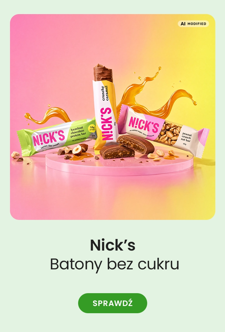 Nick's batony bez cukru - pysznie i zdrowo