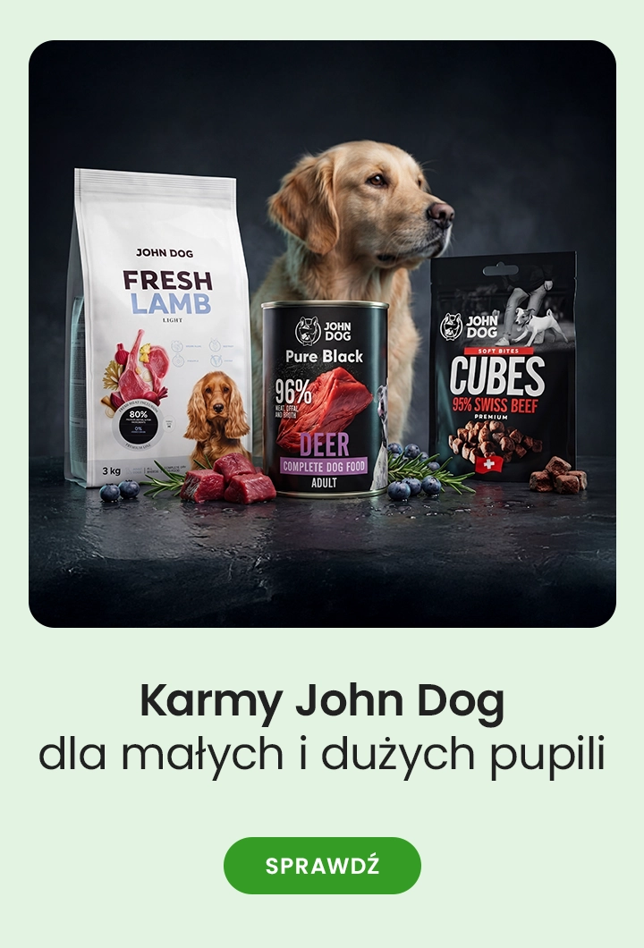 karmy John Dog dla małych i dużych pupili