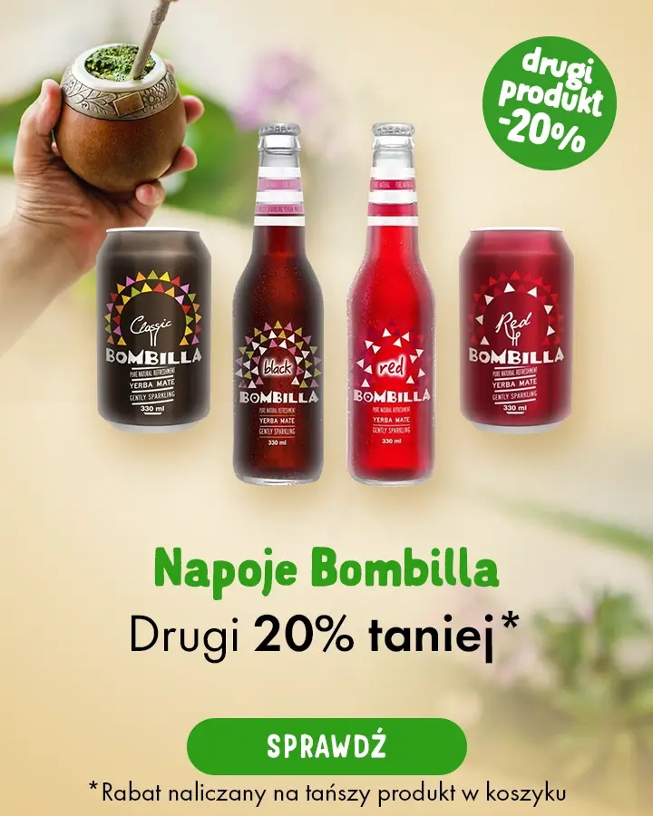 Napoje Bombilla drugi -20%