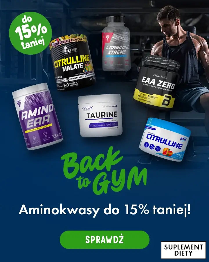 Aminokwasy do 15% taniej