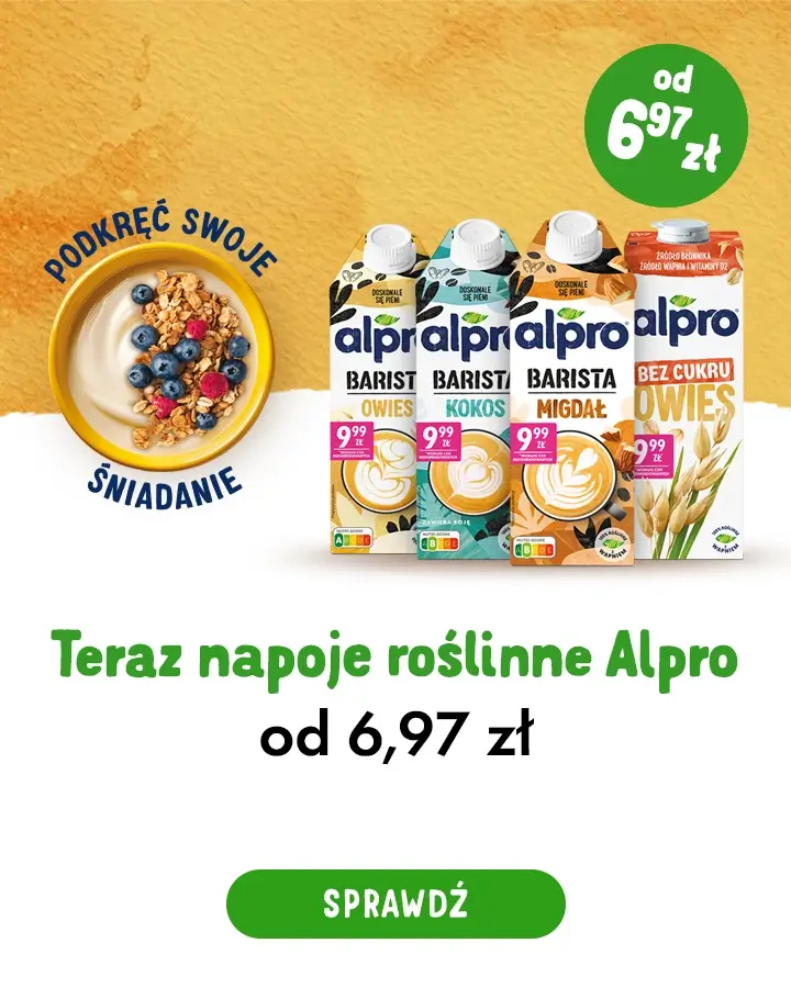 Napoje Alpro od 6,97 zł
