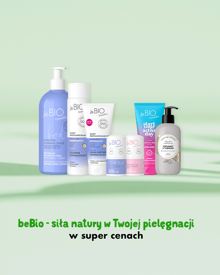 BeBio - siła natury w Twojej pielęgnacji w super cenach