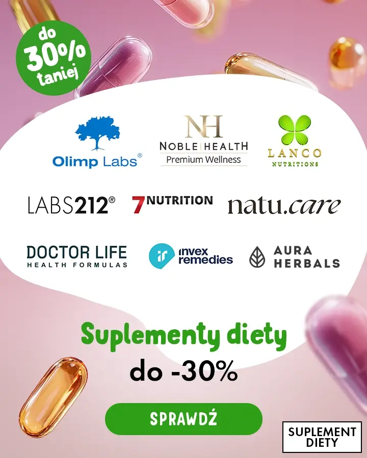 Suplementy diety do -30%