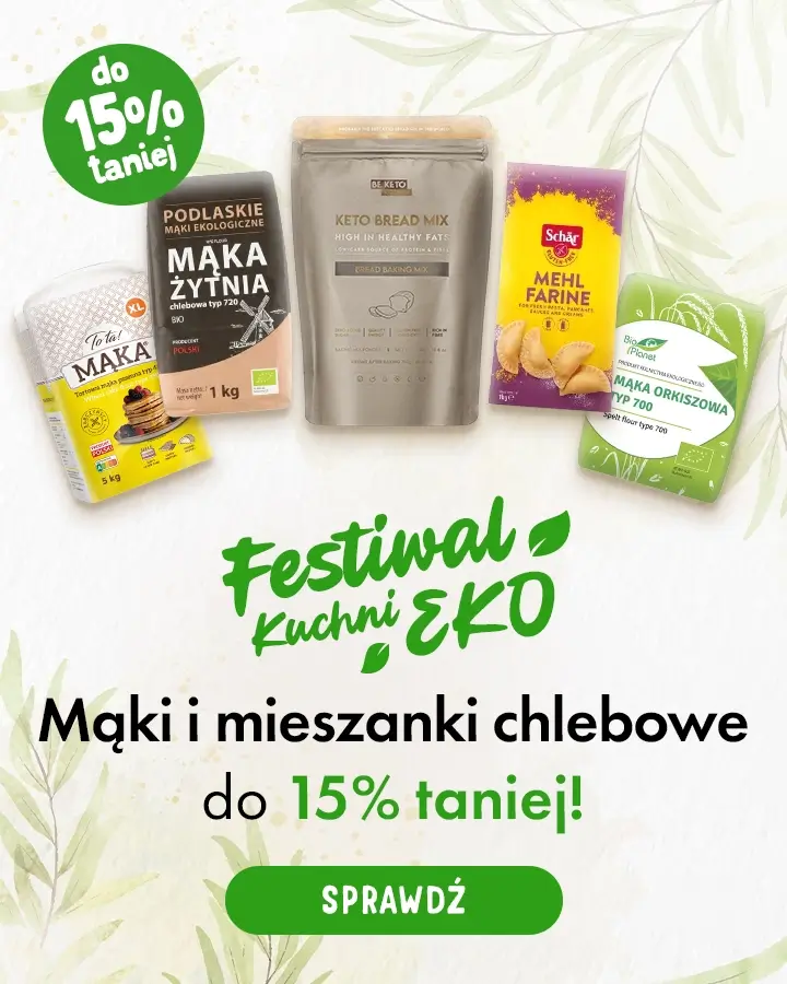 Mąki i mieszanki chlebowe do 15% taniej