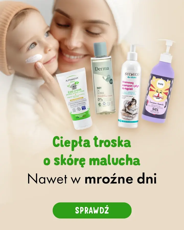 Ciepła troska o skórę malucha – nawet w mroźne dni