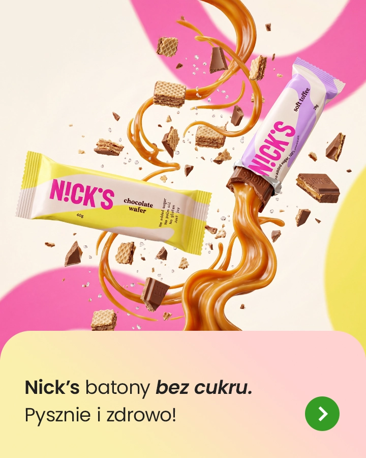 Nick's batony bez cukru - pysznie i zdrowo 