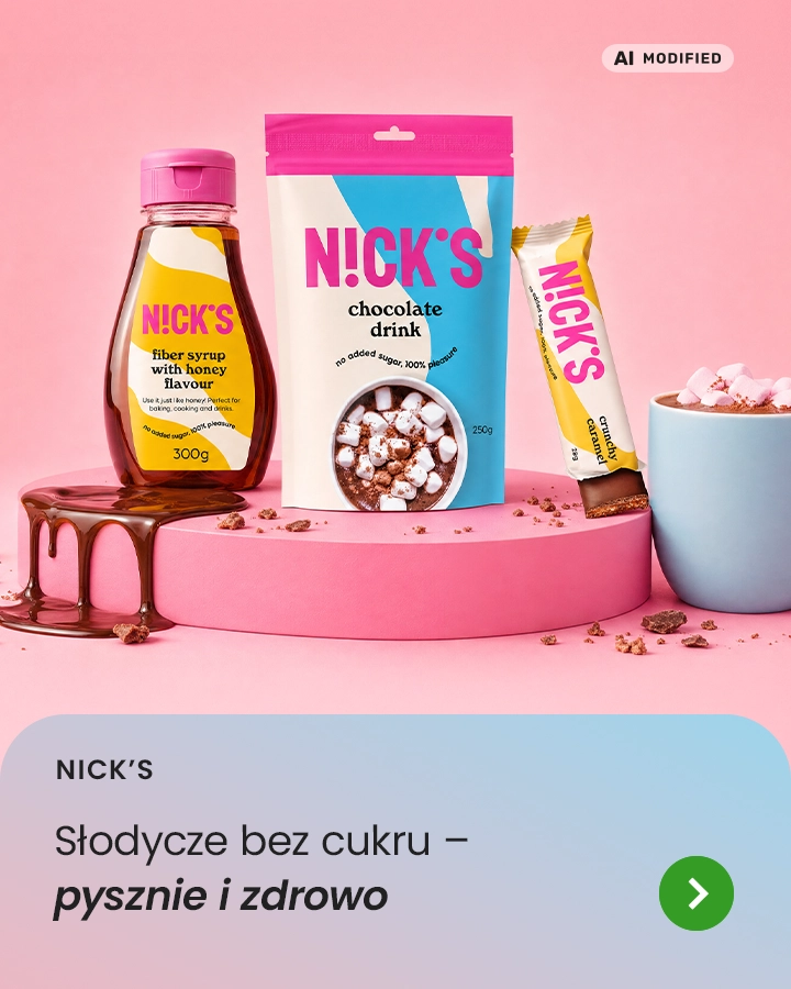 Nick's batony bez cukru - pysznie i zdrowo 