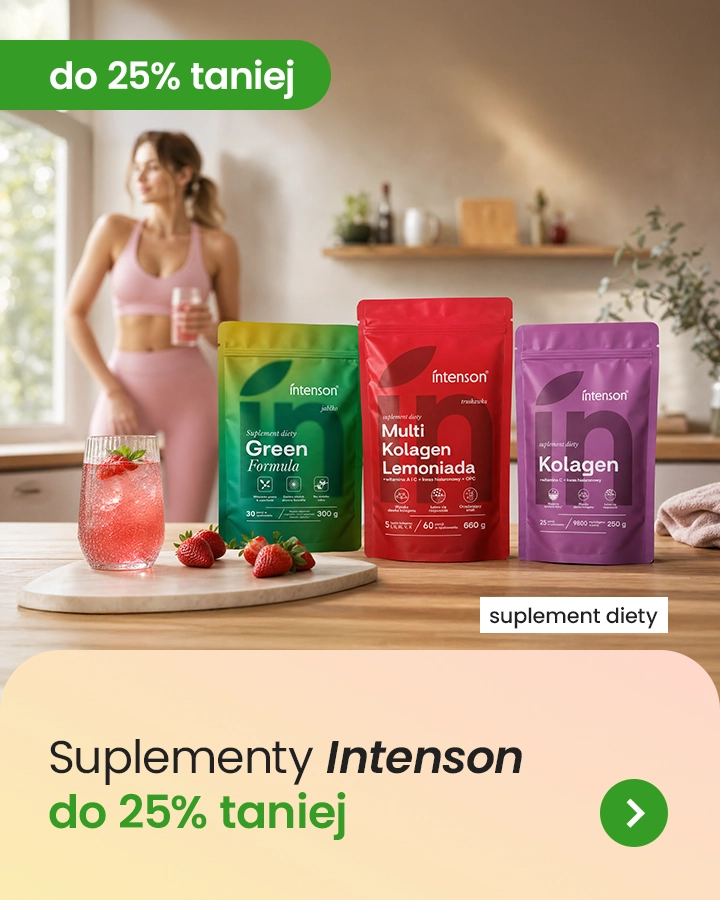 Suplementy Intenson do 25% taniej