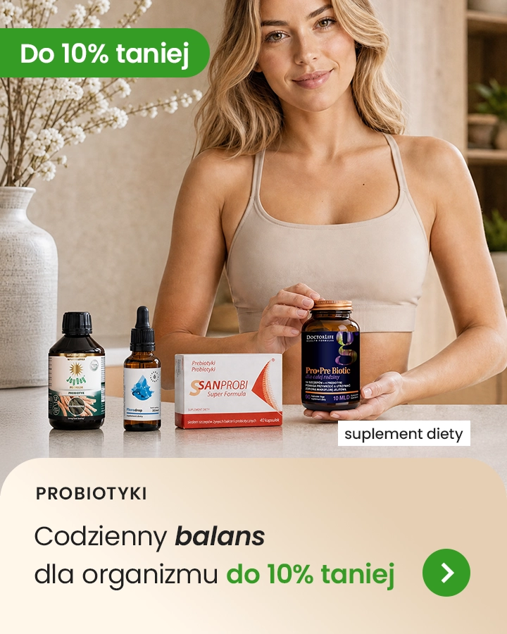 Probiotyki – codzienny balans dla organizmu do 10% taniej