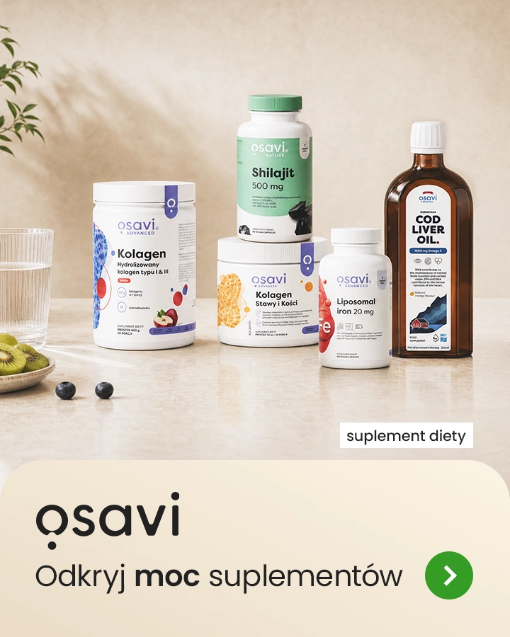 Osavi odkryj moc suplementów