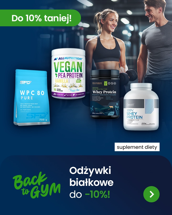 BTG - odżywki białkowe do 10% taniej