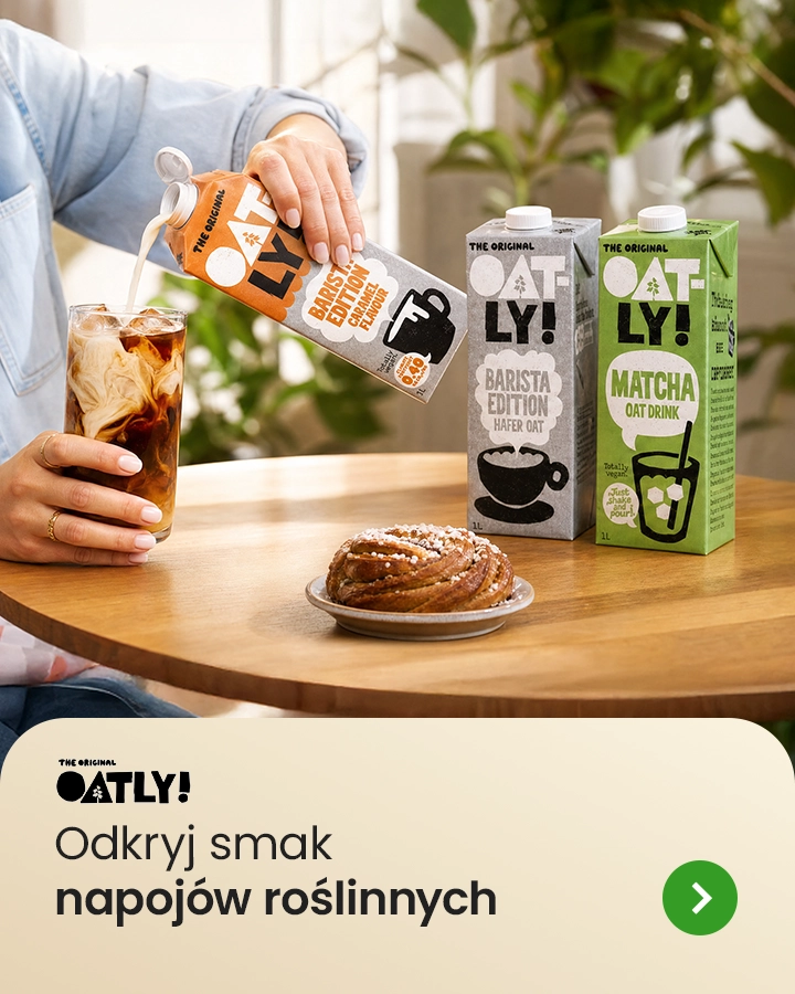 Odkryj smak napojów roślinnych Oatly