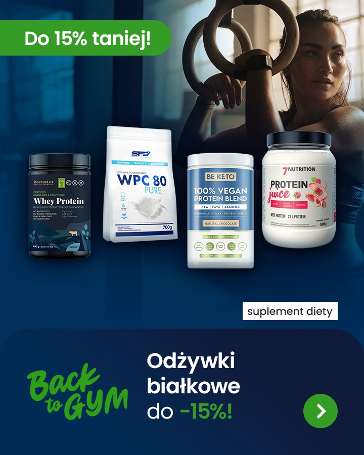 BackToGym - odżywki białkowe do 15% taniej