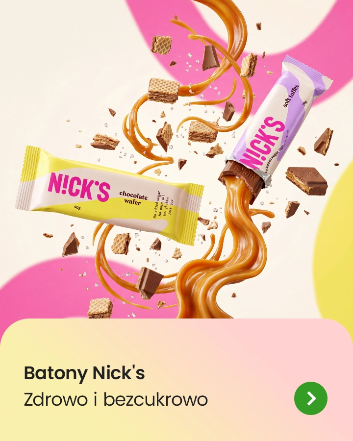 Batony Nick's zdrowo i bezcukrowo