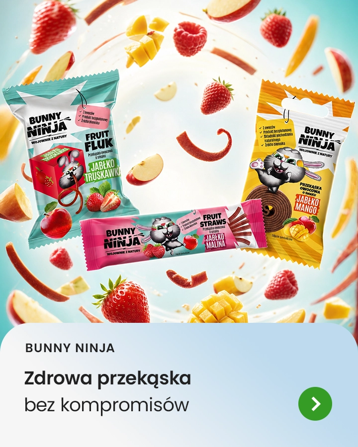 Bunny Ninja – Zdrowa przekąska bez kompromisów