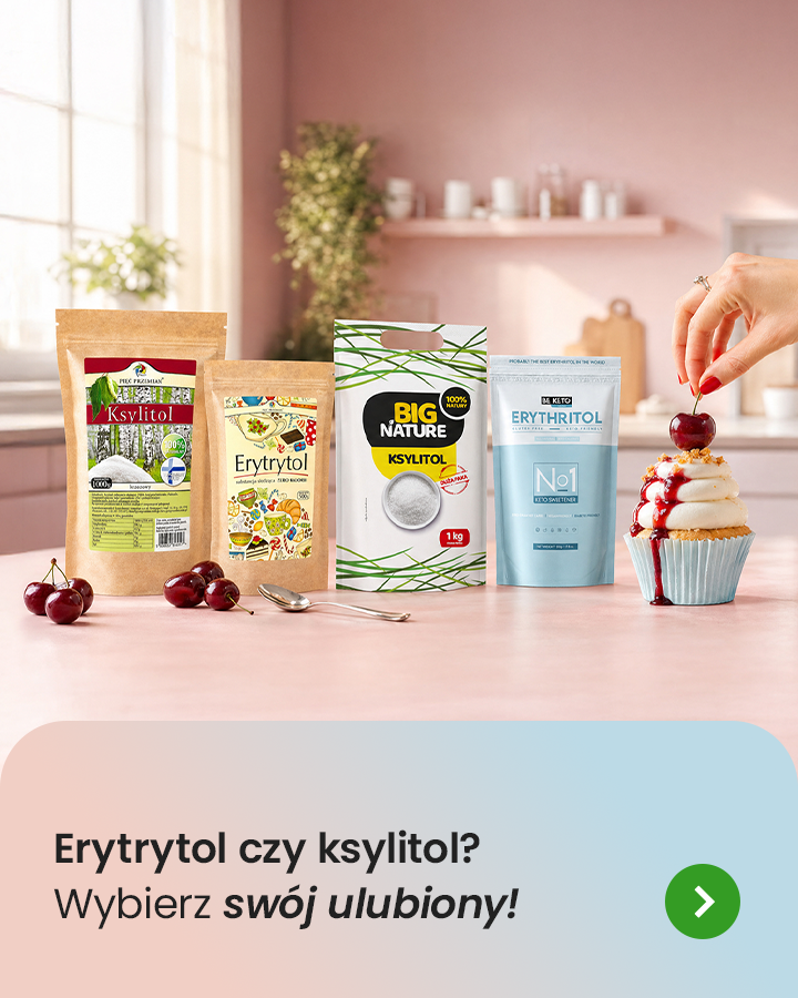 Erytrytol czy ksylitol? Wybierz swój ulubiony!