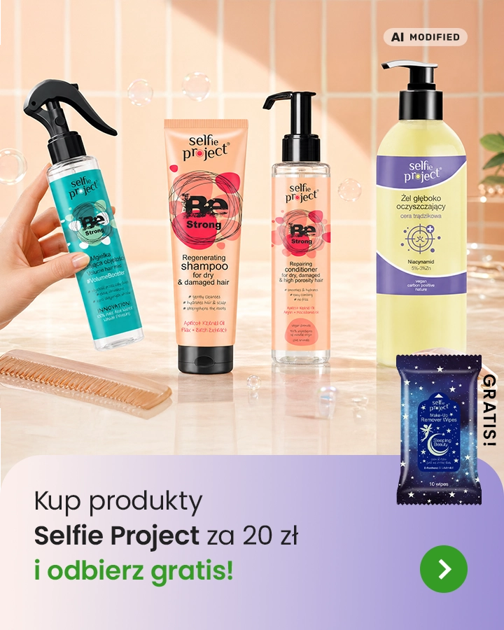 Twoja skóra. Twój glow. Twój Selfie Project. Gratis przy zakupie marki za 20zł