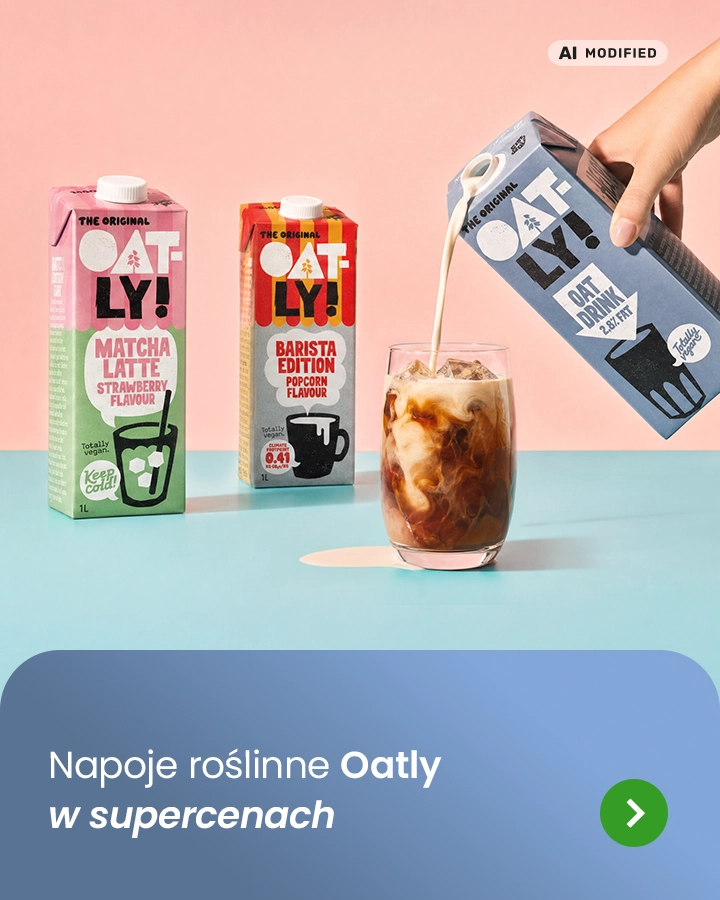 napoje roślinne Oatly w supercenach