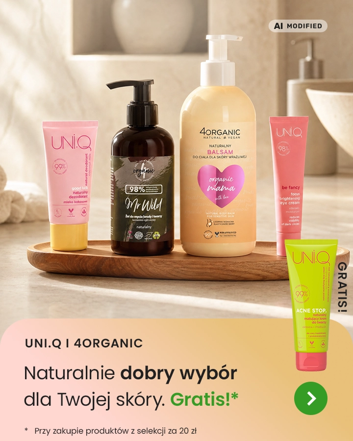 UNI.Q i 4organic - Gratis przy zakupie produktów z selekcji za 20złtowary: 30