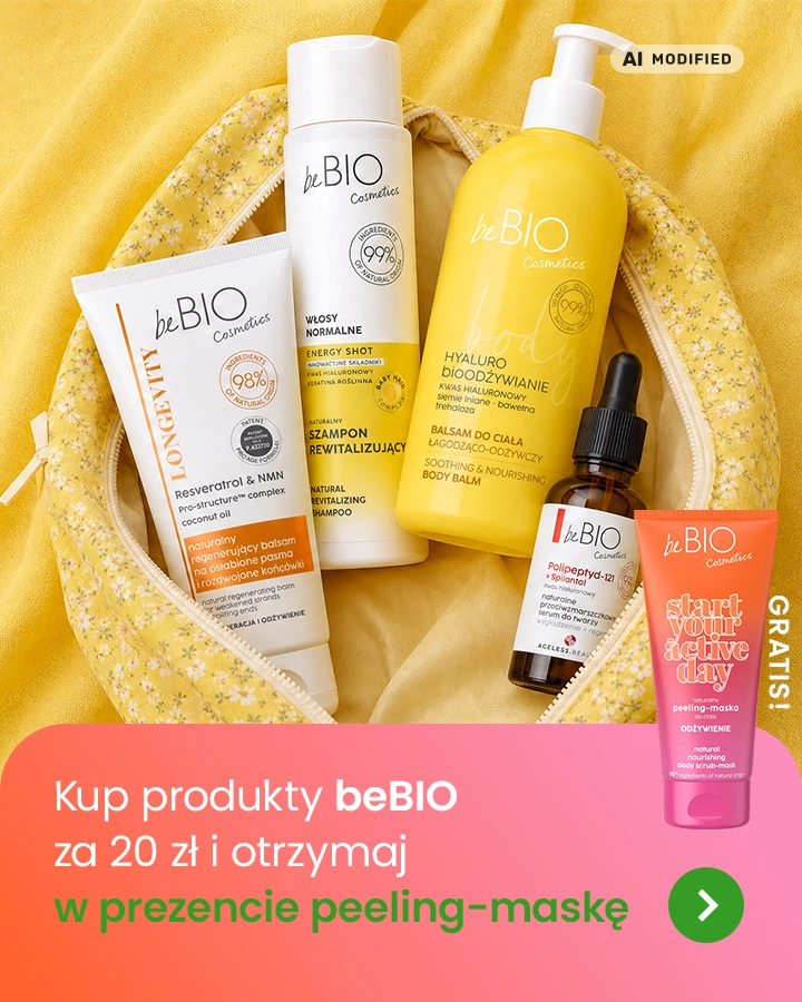 Kup produkty beBIO na 20zł i otrzymaj w prezencie peeling-maskę