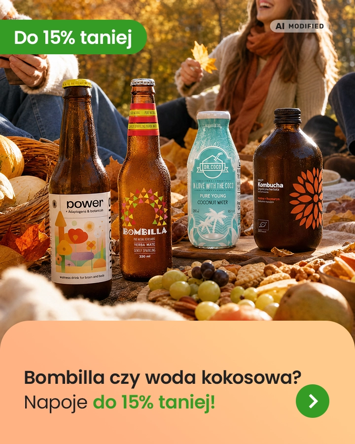 Bombilla czy woda kokosowa - napoje do 15% taniej