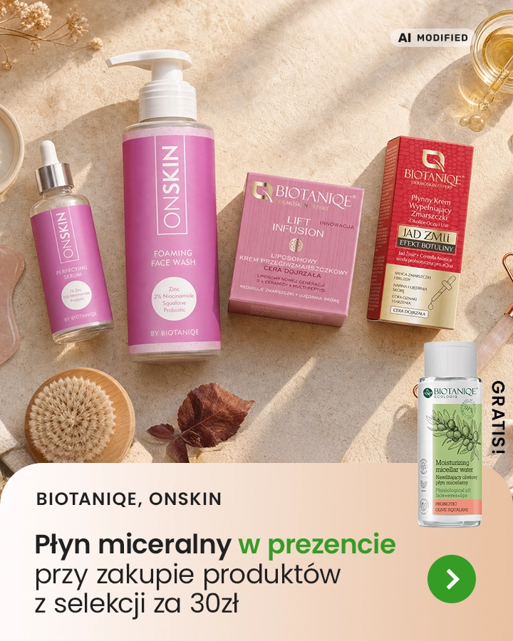 Biotaniqe, Onskin - płyn miceralny w prezencie przy zakupie produktów z selekcji za 30zł