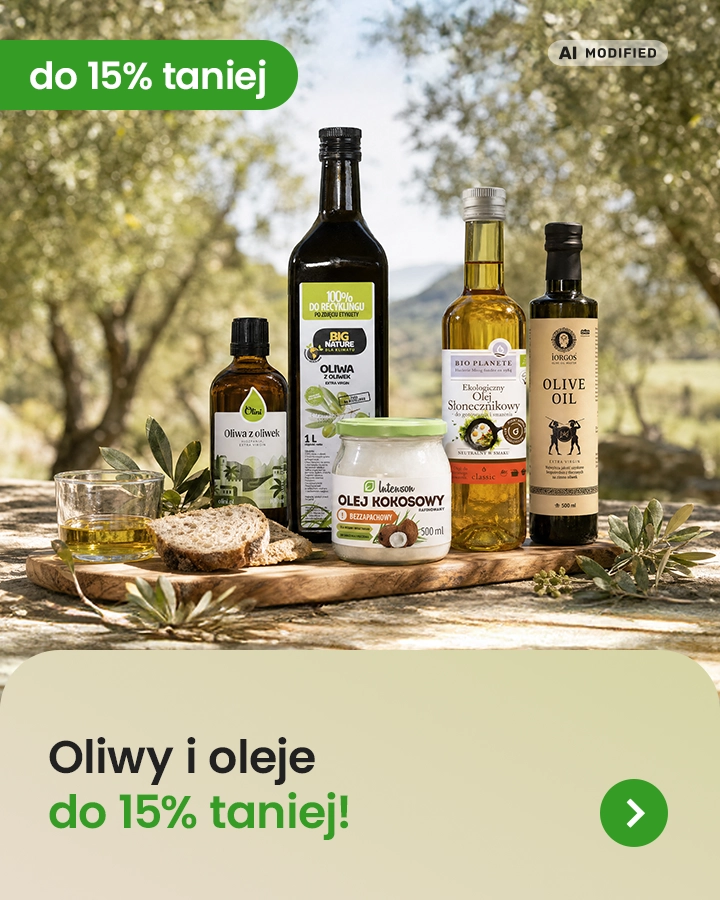 Oliwy i oleje do 15% taniej