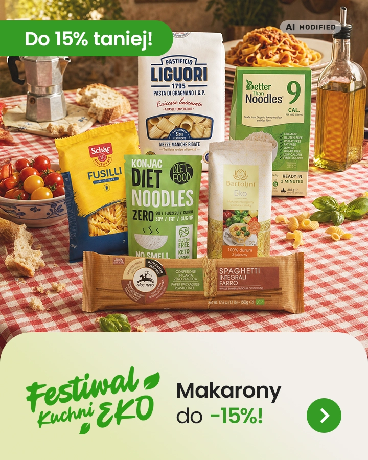Festiwal Eko Kuchni - makarony w różnych odsłonach do 15%