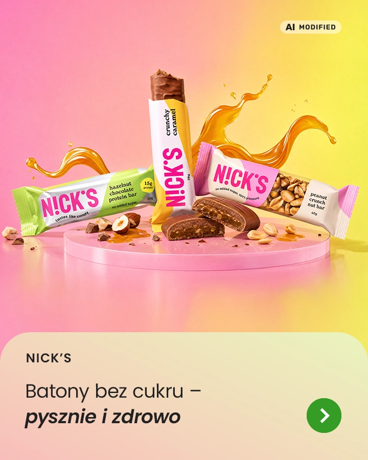 Nick's batony bez cukru - pysznie i zdrowo