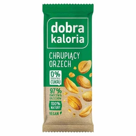 Dobra Kaloria − Baton owocowy chrupiący orzech − 35 g