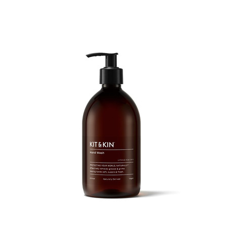 Kit & Kin, Naturalne Mydło do rąk w płynie, o zapachu limonki i aloesu, 500 ml