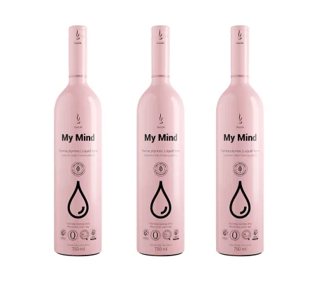  Zestaw: 3x DuoLife - My Mind, suplement na koncentrację w płynie - 750ml