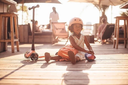 SCOOTANDRIDE Kask S-M dla dzieci 3+ Rose