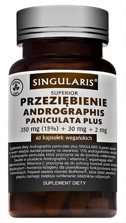 Singularis Superior Przeziębienie Andrographis Plus 60 kaps.