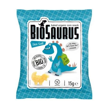 BioSaurus − Chrupki kukurydziane Dinozaury bezgl. BIO − 15 g