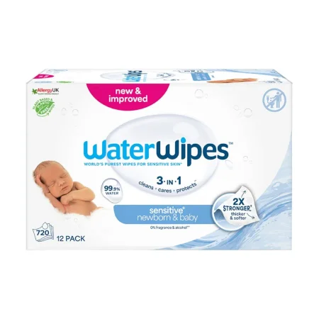 WaterWipes BIO - Chusteczki nawilżane wodne - 12x60szt.
