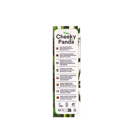 Cheeky Panda, Papier toaletowy trzywarstwowy, 9 rolek