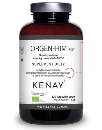 KENAY Orgen-Him Ekstrakty roślinne, witaminy i minerały dla NIEGO (120 kaps.)