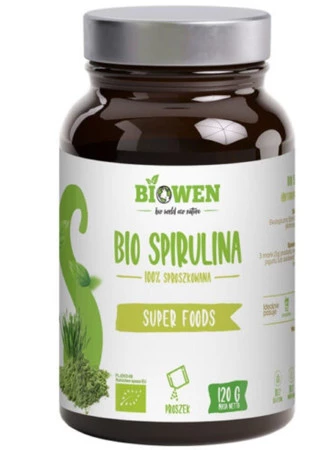 Biowen Bio Spirulina w proszku 120 g