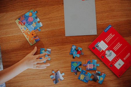 Mudpuppy Puzzle-kartka z życzeniami Rekin 12 elementów 3+