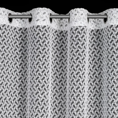 FIRANA GOTOWA CLARA 140 X 250 CM BIAŁY