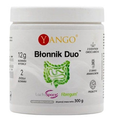 Yango Błonnik Duo błonnik z akacji i babki jajowatej z witaminą C oraz LactoSpore® 300 g